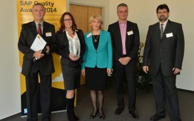 Vítězem SAP CEE Quality Awards 2014 se stal Sabris projekt v Mall.cz